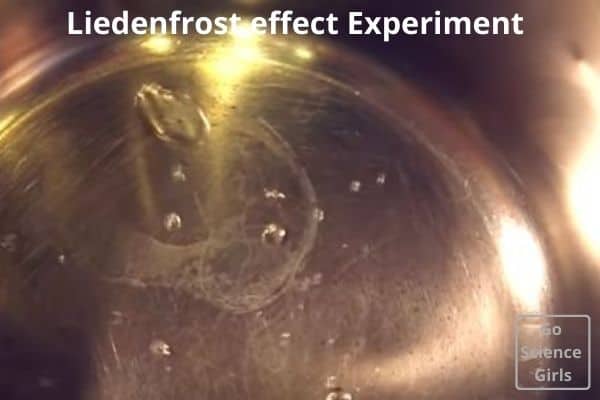 Liedenfrost Effect Experiment - surface tension experiment