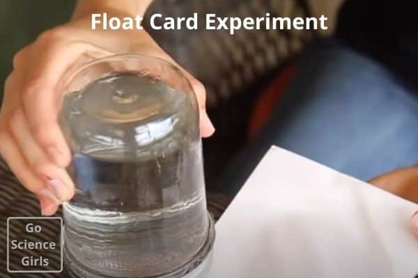 Float Card Experiment - Surface tension experiment