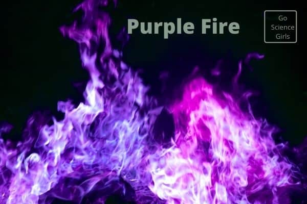 How to make purple fire at home
