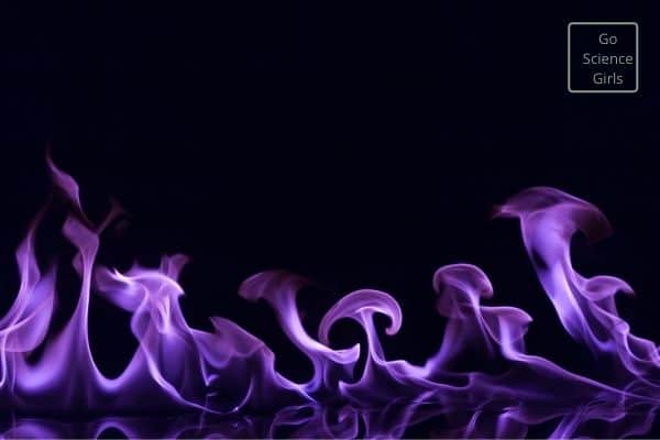 How to make purple fire using chemicals