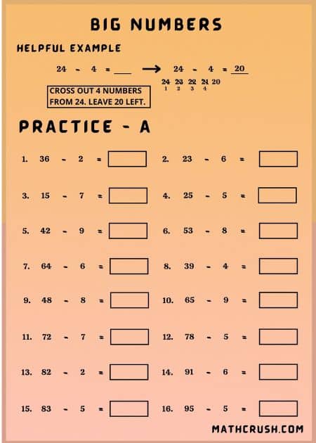 Basic Subtraction Book - Level 1_4