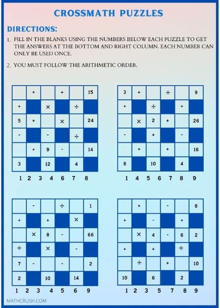 Crossmath Puzzle – Level 5_1