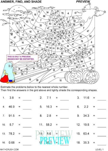 Worksheets on Estimating Numbers (Level-1)