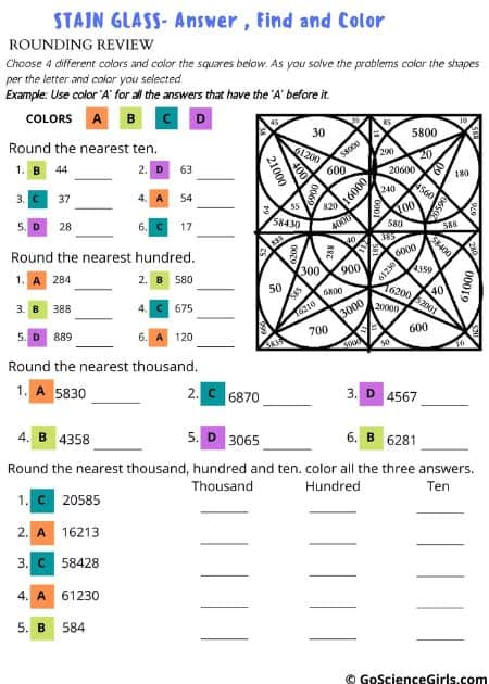 Stained Glass Rounding Review – Level 1