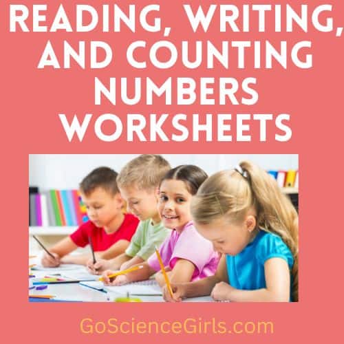 Reading, Writing, and Counting Numbers Worksheets
