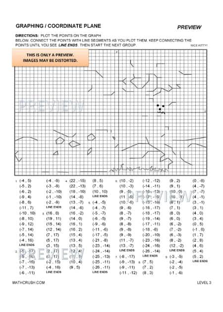 Worksheets to Practice plotting points on Coordinate plane F_1